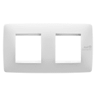 Gewiss - PLAQUE APPAREILLAGE ONE INT.2+2P O.BL ANTIBACT. - GW16123AB