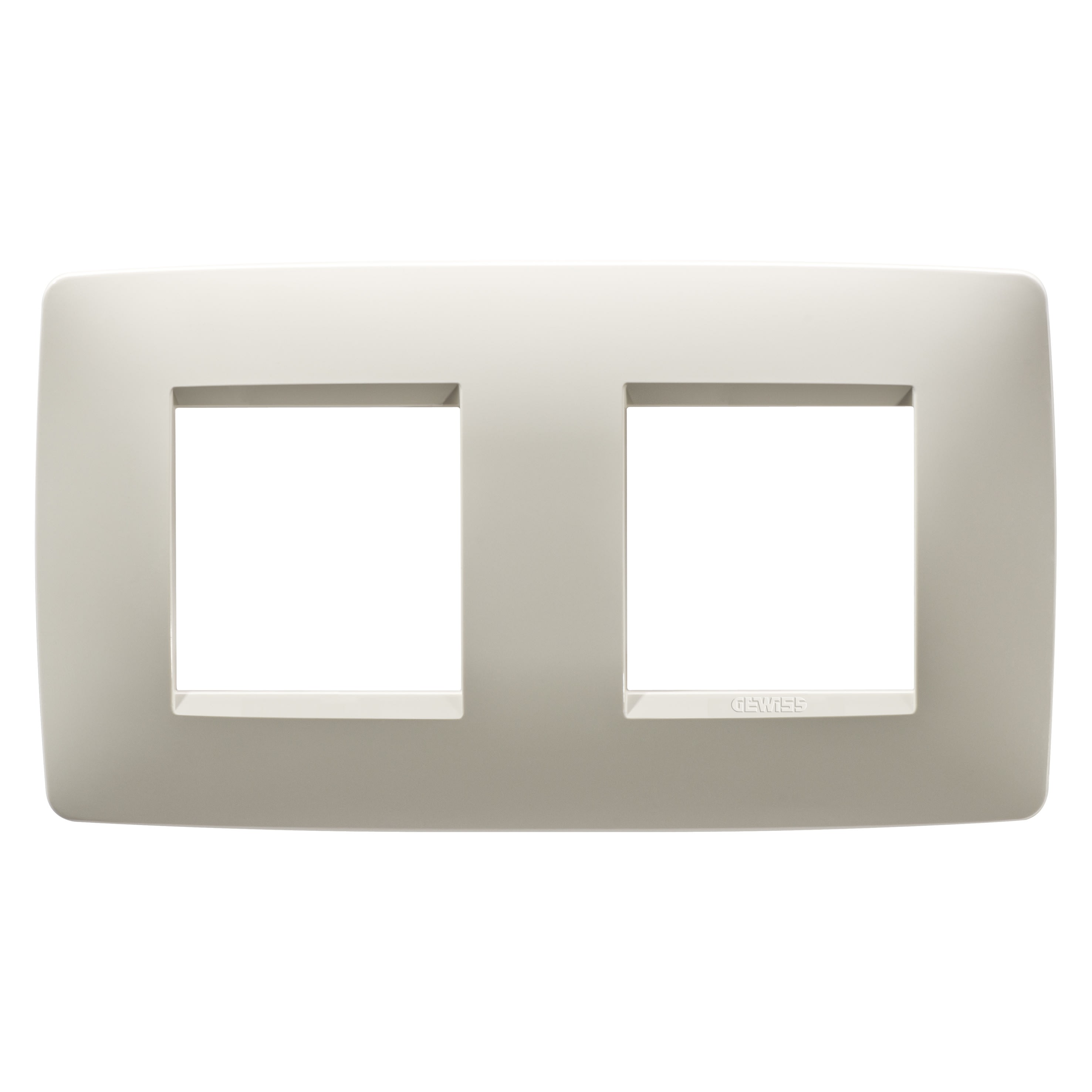 Gewiss - PLAQUE ONE INT. 2+2P H IVOIRE