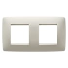 Gewiss - PLAQUE ONE INT. 2+2P H IVOIRE