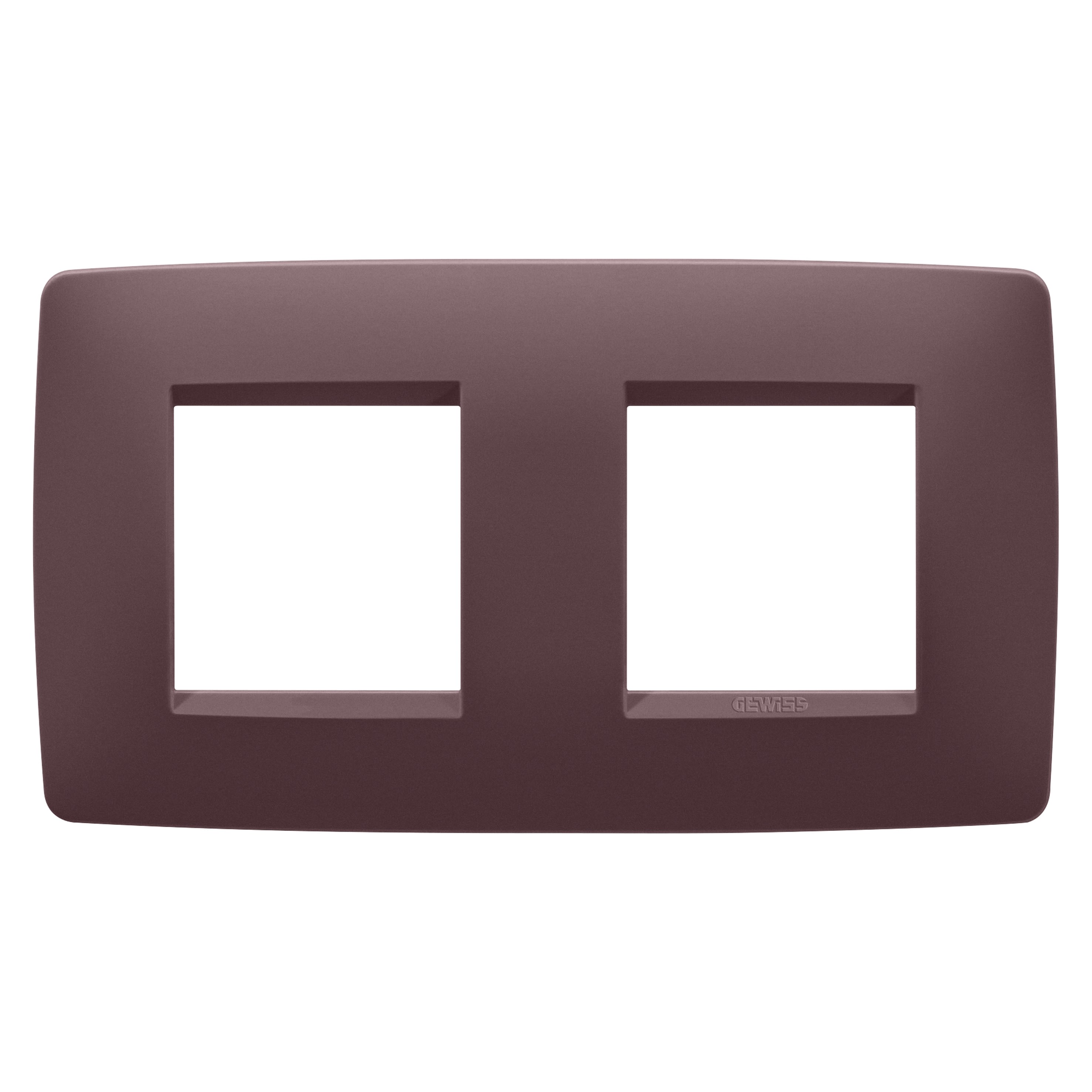 Gewiss - PLAQUE ONE 2+2P H ROUGE TOSCANE