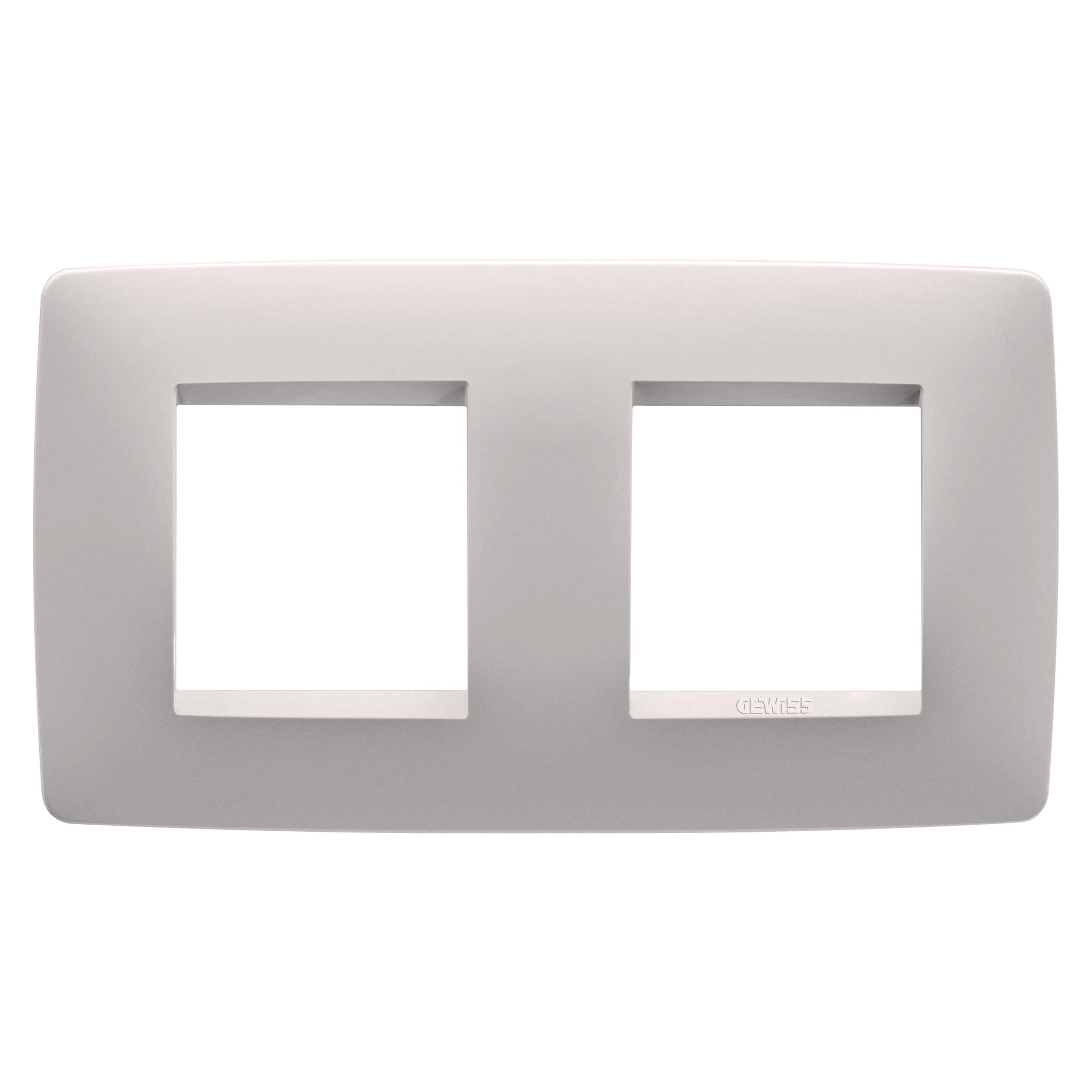 Gewiss - PLAQUE APPAREILLAGE ONE 2+2P H BEIGE NATUREL - GW16123VL