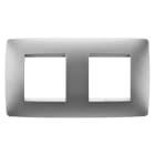 Gewiss - PLAQUE ONE INT. 2+2P H TITANE