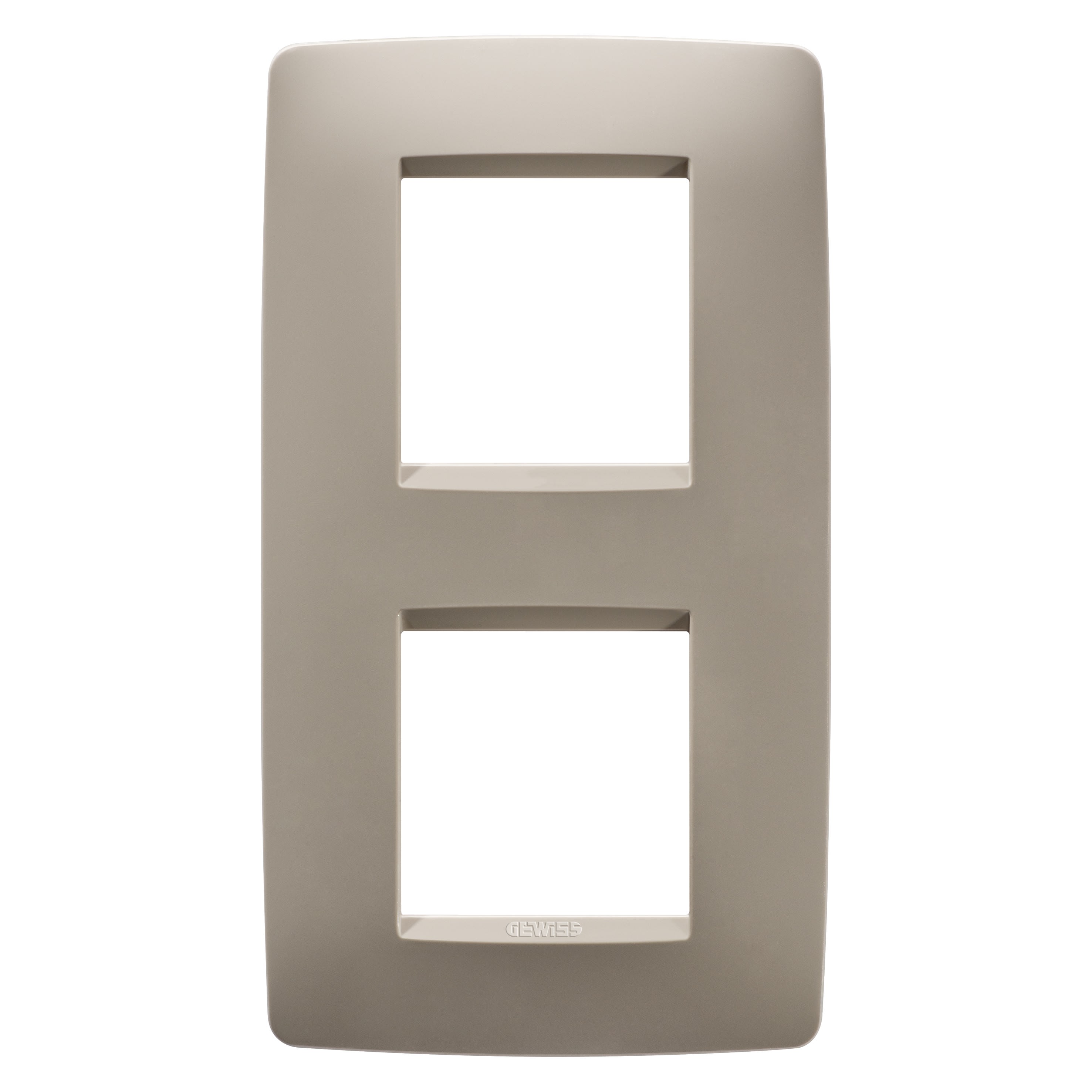 Gewiss - PLAQUE ONE INT. 2+2P V.E. 71 CHANVRE