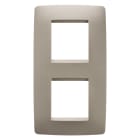 Gewiss - PLAQUE APPAREILLAGE ONE INT. 2+2P V.E. 71 CHANVRE - GW16124TC