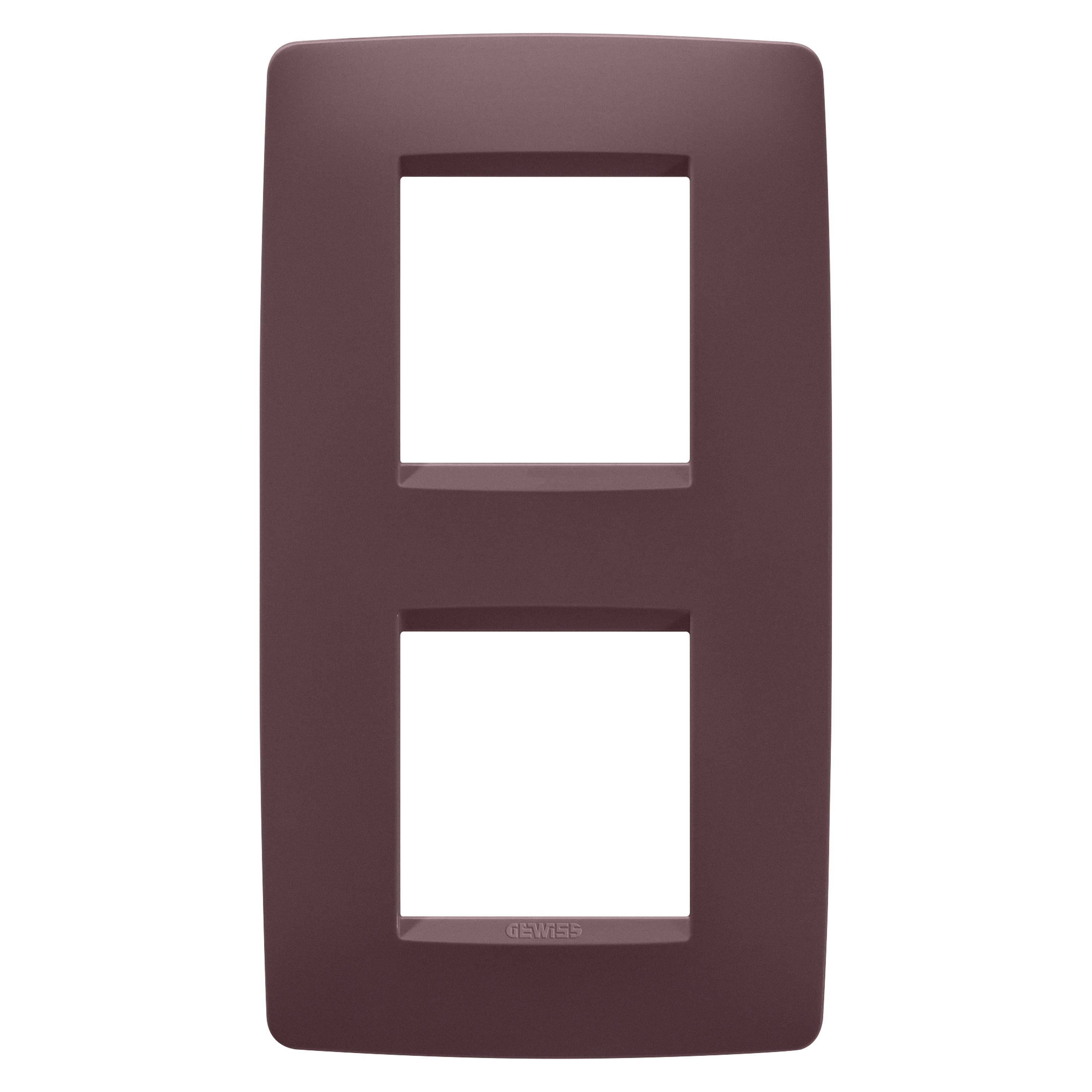 Gewiss - PLAQUE ONE 2+2P V ROUGE TOSCANE