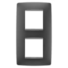 Gewiss - PLACCA ONE INT.2+2P V.NERO SATINATO - GW16124VN