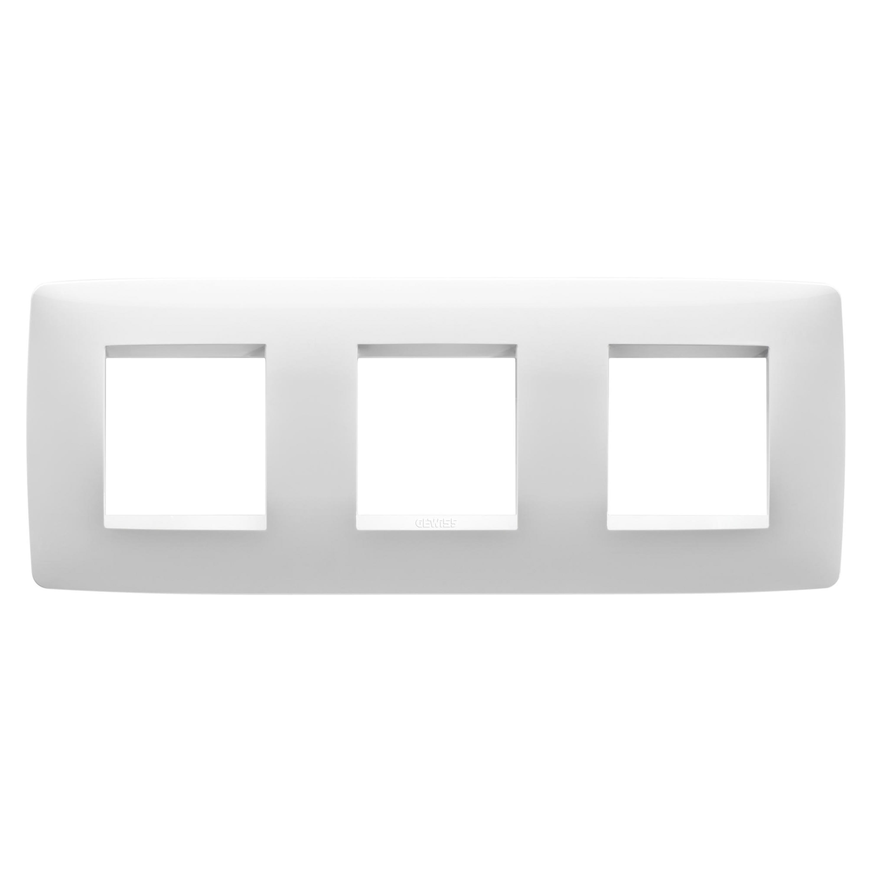 Gewiss - PLAQUE ONE INT. 2+2+2P H BL CRÈME