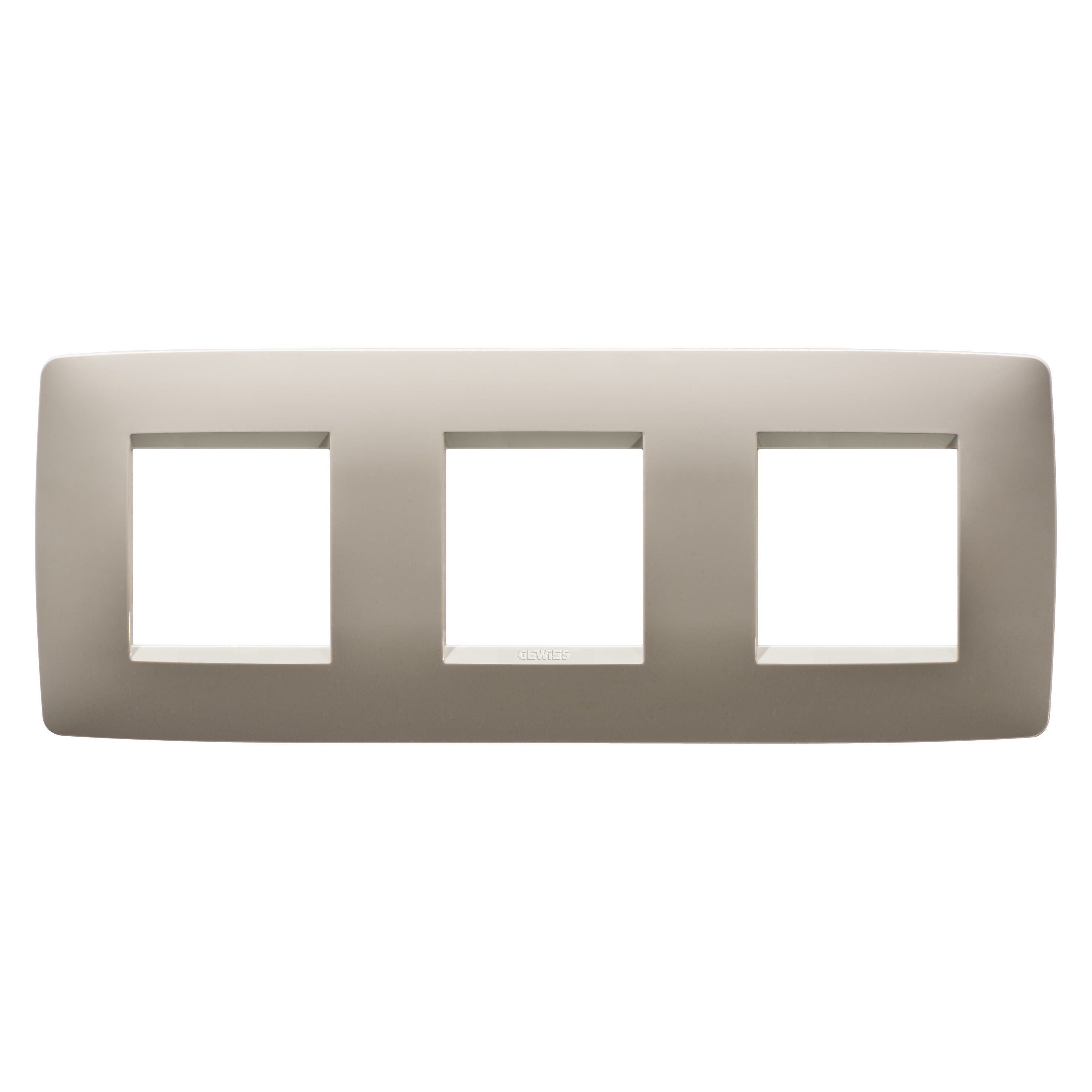 Gewiss - PLAQUE ONE INT. 2+2+2P H CHANVRE