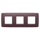 Gewiss - PLAQUE ONE 2+2+2P H ROUGE TOSCANE