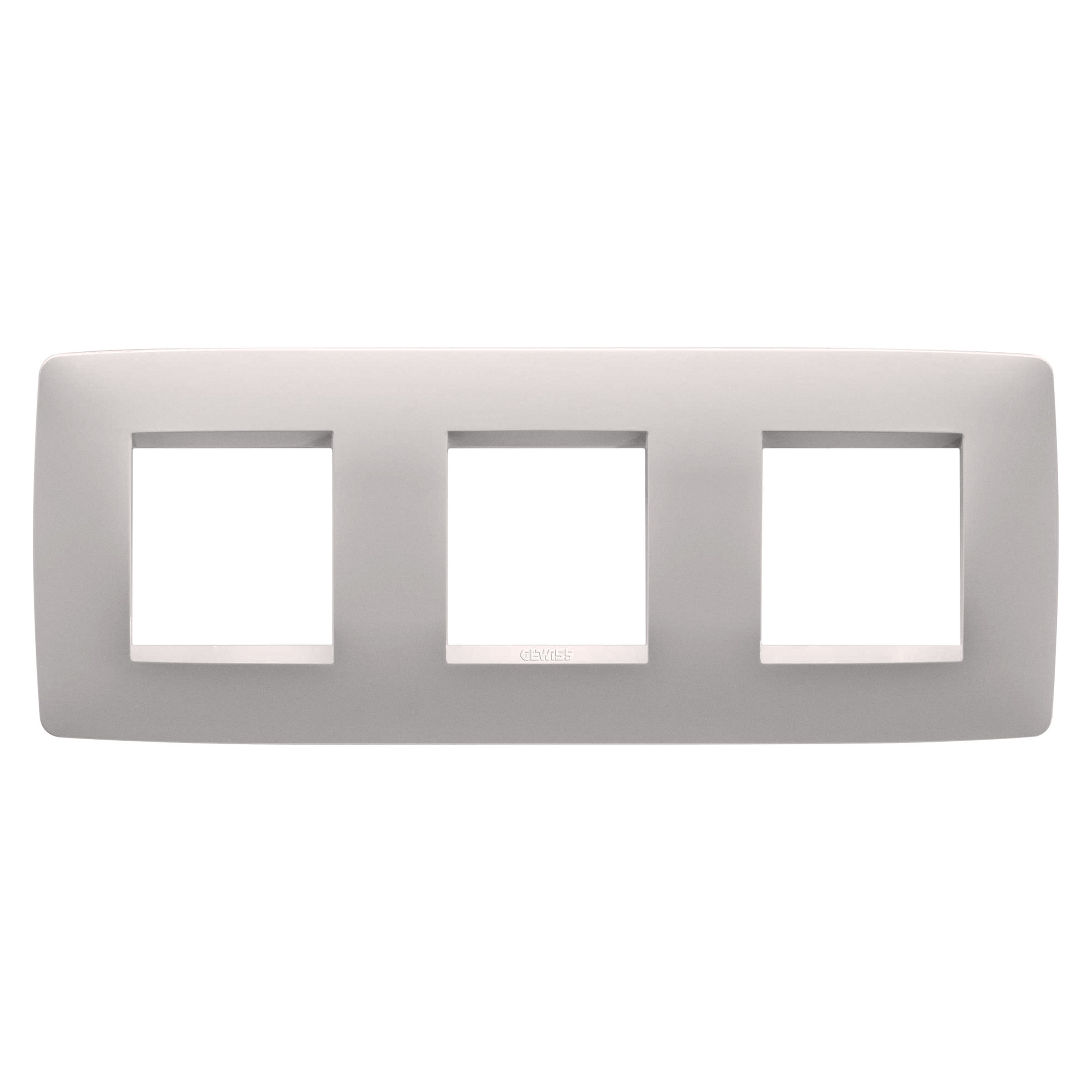 Gewiss - PLAQUE ONE 2+2+2P H BEIGE NATUREL