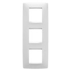 Gewiss - PLAQUE ONE INT. 2+2+2P V BL CRÈME