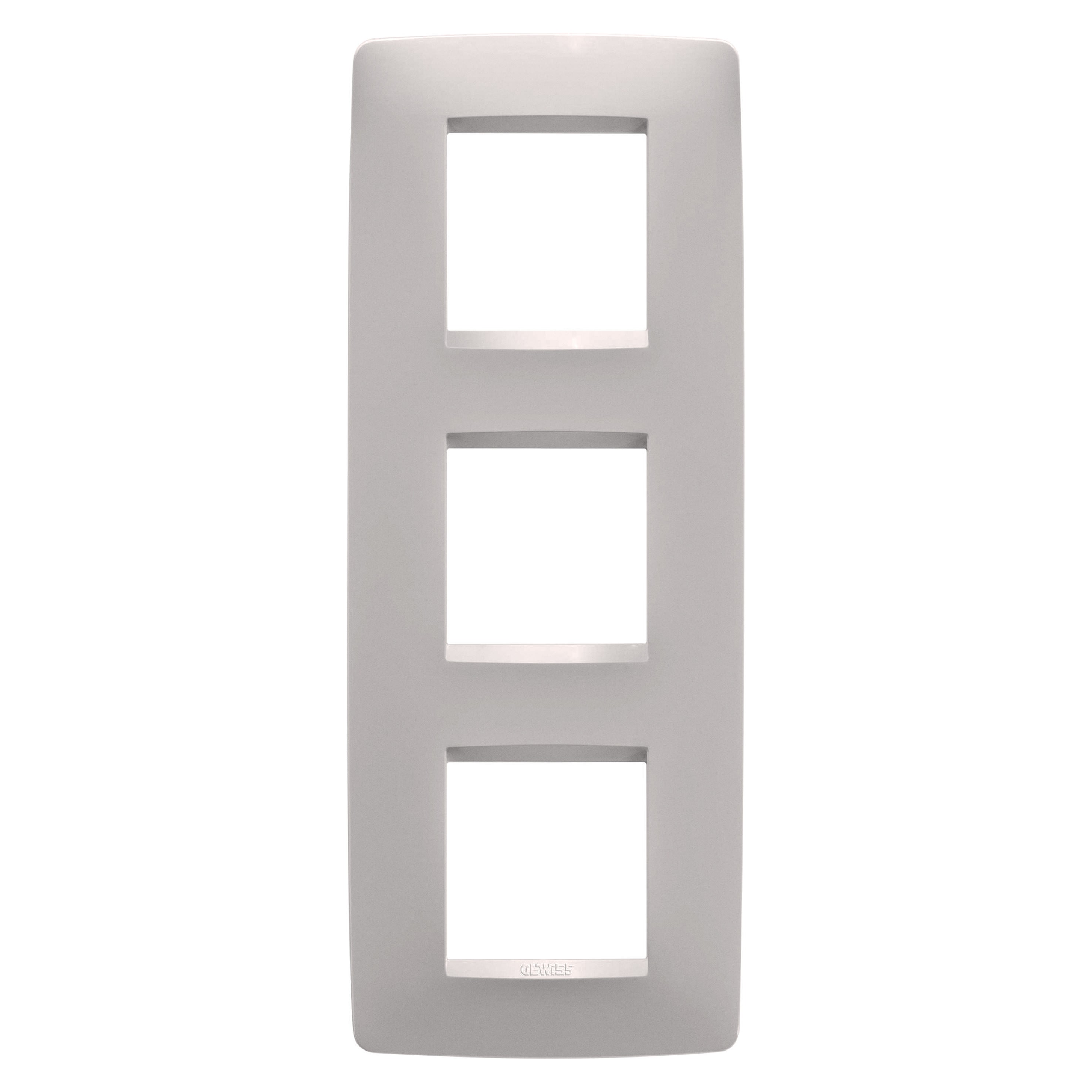 Gewiss - PLAQUE ONE 2+2+2P V BEIGE NATUREL