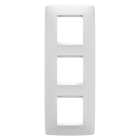 Gewiss - PLAQUE APPAREILLAGE ONE 2+2+2P V BLANC SATIN - GW16127VW