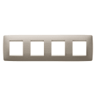 Gewiss - PLAQUE APPAREILLAGE ONE INT. 2+2+2+2P H CHANVRE - GW16128TC