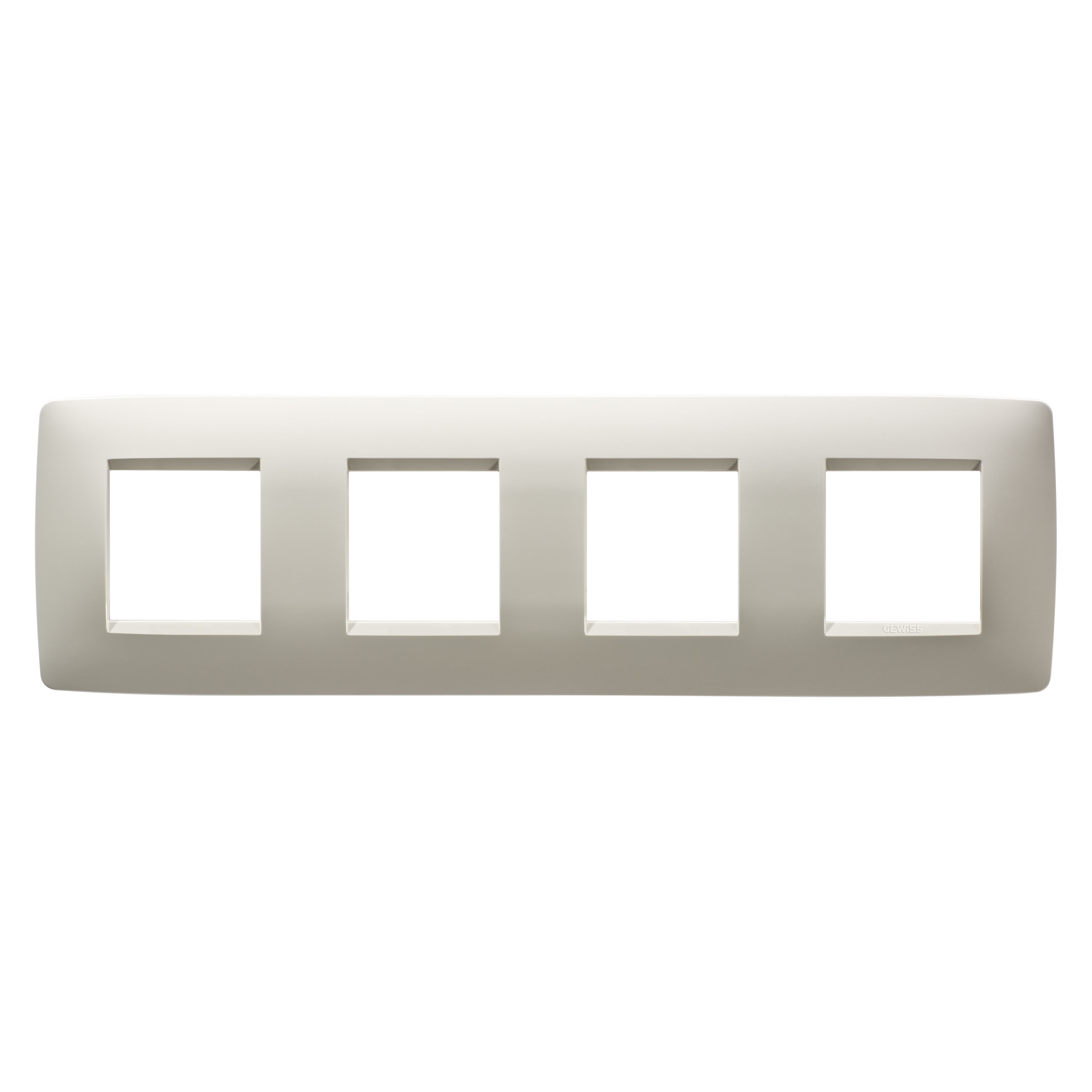 Gewiss - PLAQUE ONE INT. 2+2+2+2P H IVOIRE