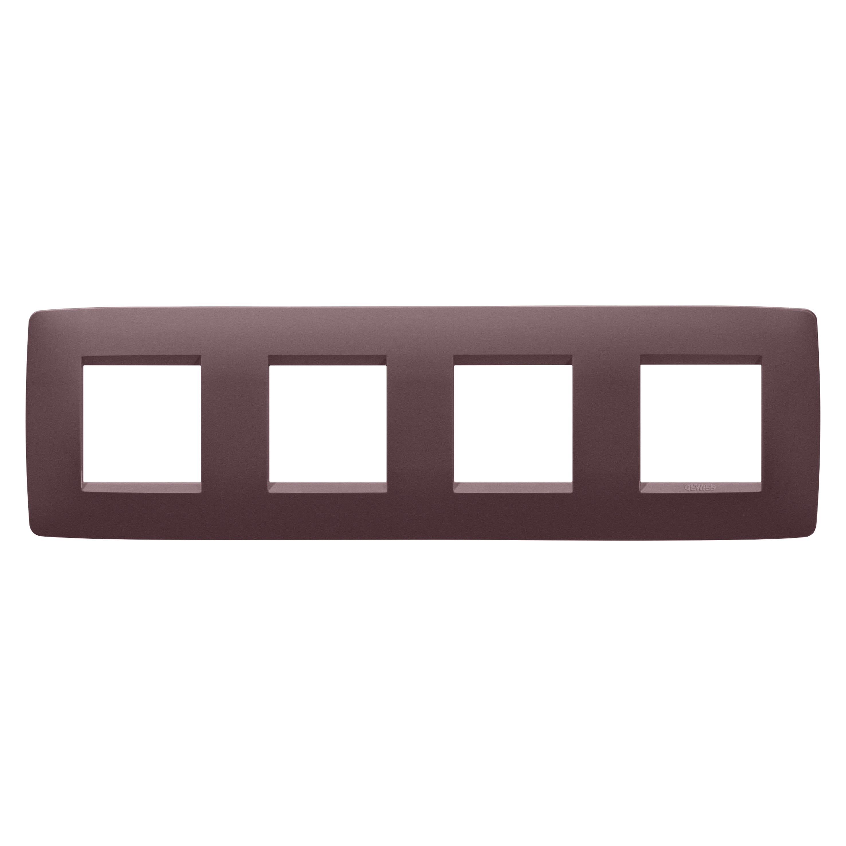 Gewiss - PLAQUE ONE 2+2+2+2P H ROUGE TOSCANE