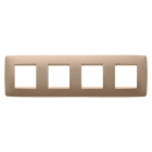Gewiss - PLAQUE ONE 2+2+2+2P H CUIVRE DOUX