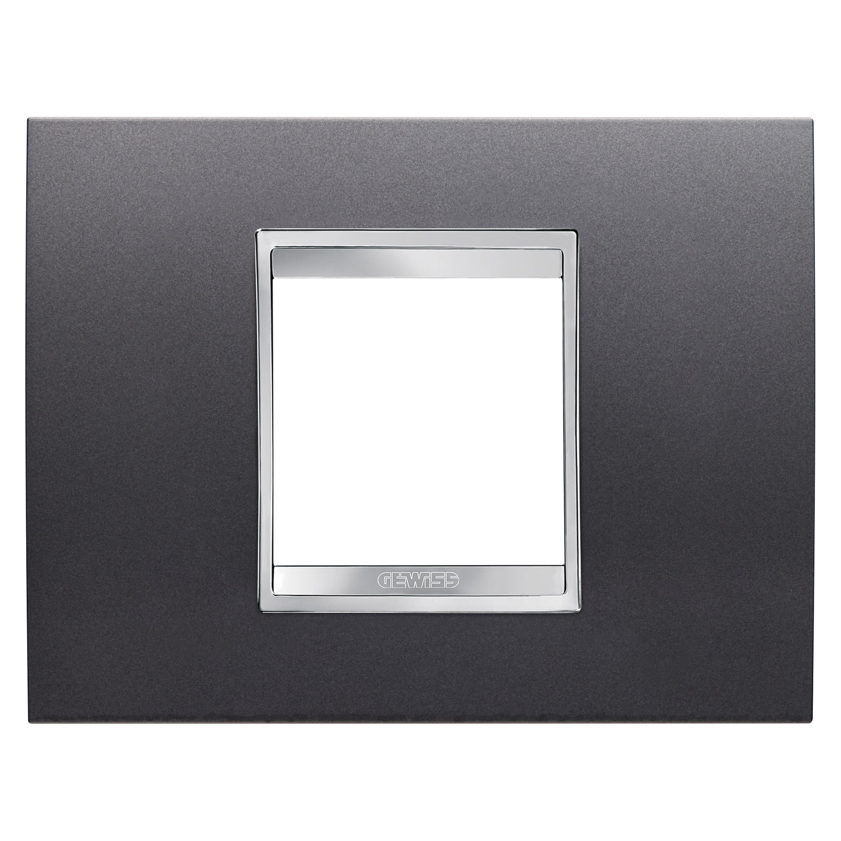Gewiss - PLAQUE LUX 2P ARDOISE