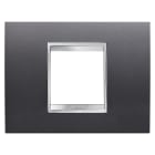 Gewiss - PLAQUE LUX 2P ARDOISE