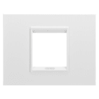 Gewiss - PLAQUE LUX 2P METAL BL SATIN.MONOCHR