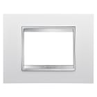 Gewiss - PLAQUE LUX 3P BL CRÈME