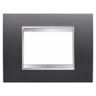 Gewiss - PLAQUE LUX 3P ARDOISE