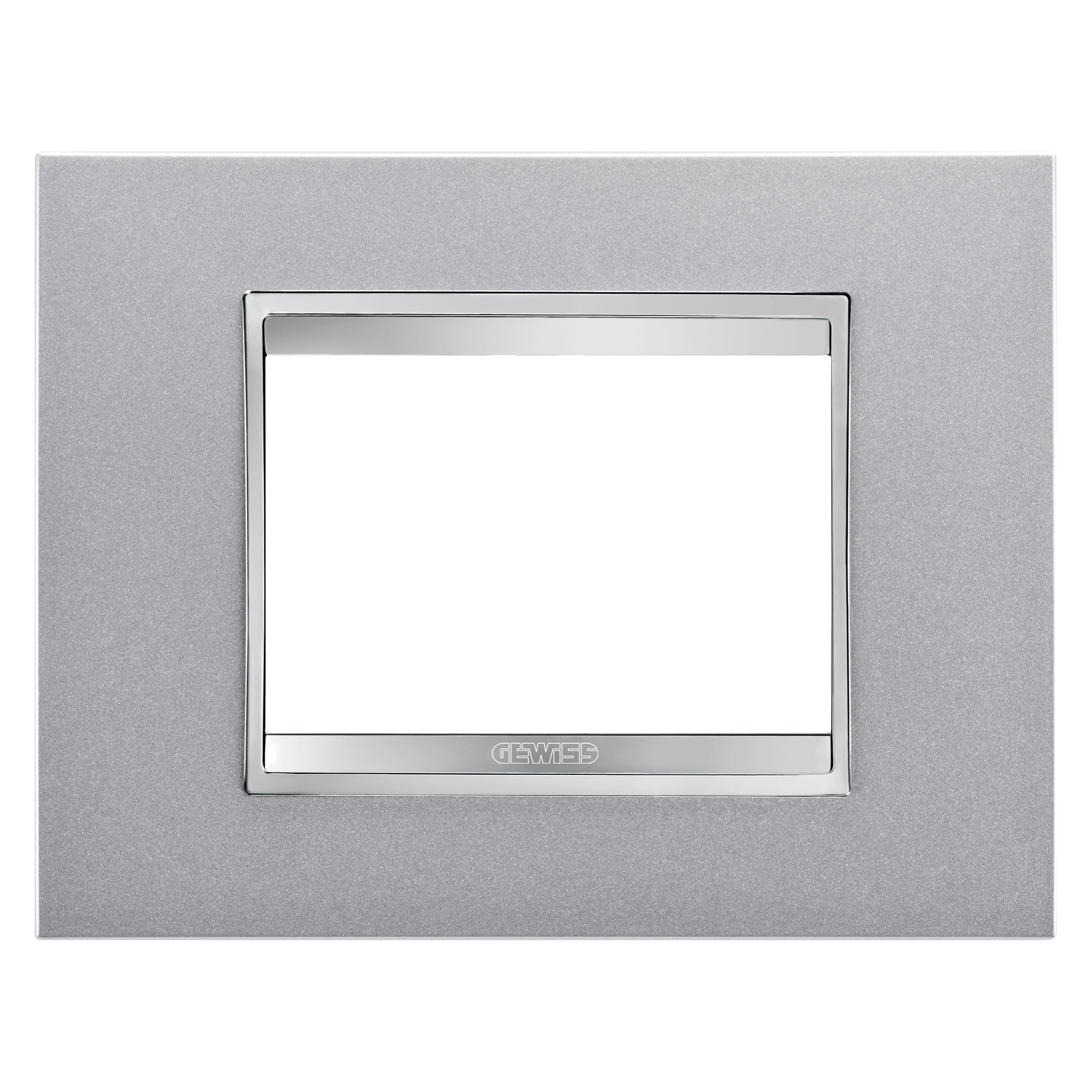 Gewiss - PLAQUE LUX 3P TITANE