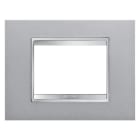 Gewiss - PLAQUE LUX 3P TITANE