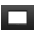 Gewiss - PLAQUE LUX 3P METAL NO SATIN MONOCH