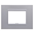Gewiss - PLAQUE LUX 3P TITANE MONOCHROME