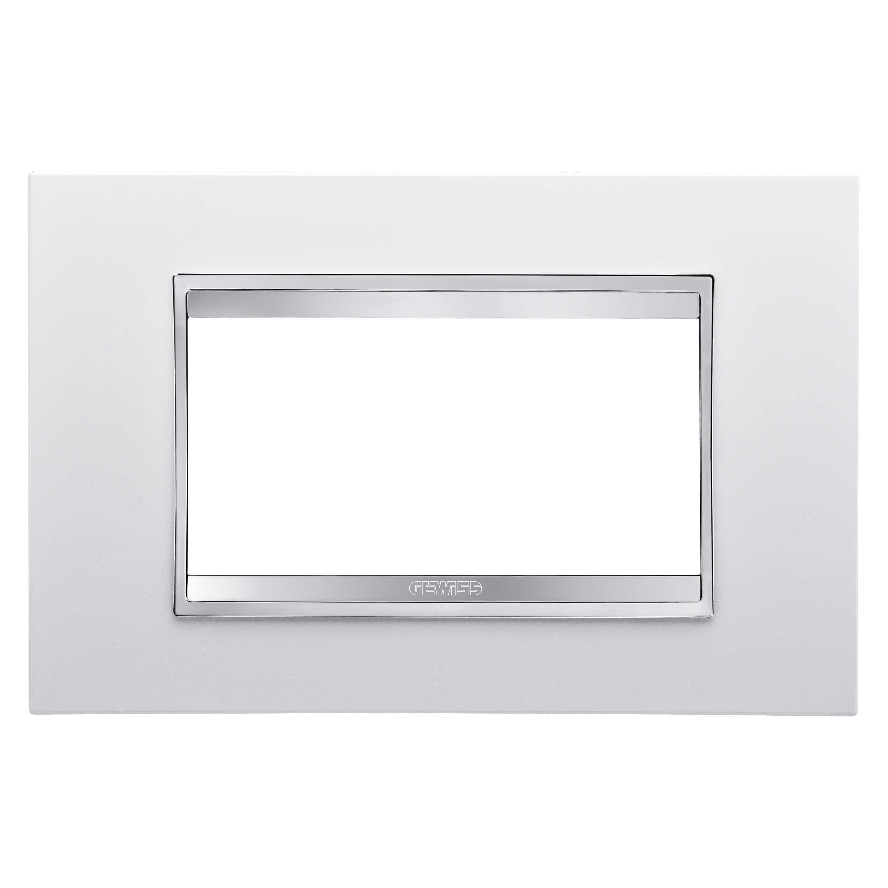 Gewiss - PLAQUE LUX 4P BL CRÈME