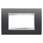 Gewiss - PLAQUE LUX 4P ARDOISE