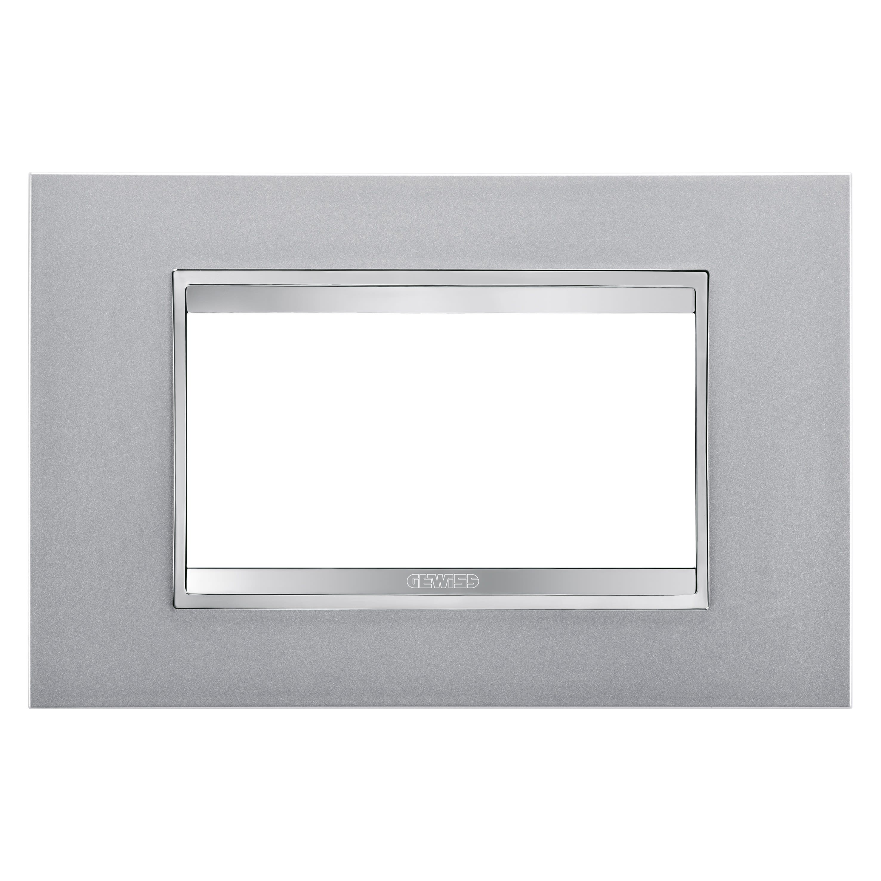 Gewiss - PLAQUE LUX 4P TITANE