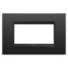 Gewiss - PLAQUE LUX 4P METAL NO SATIN MONOCH