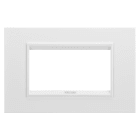 Gewiss - PLAQUE LUX 4P METAL BL SATIN.MONOCHR