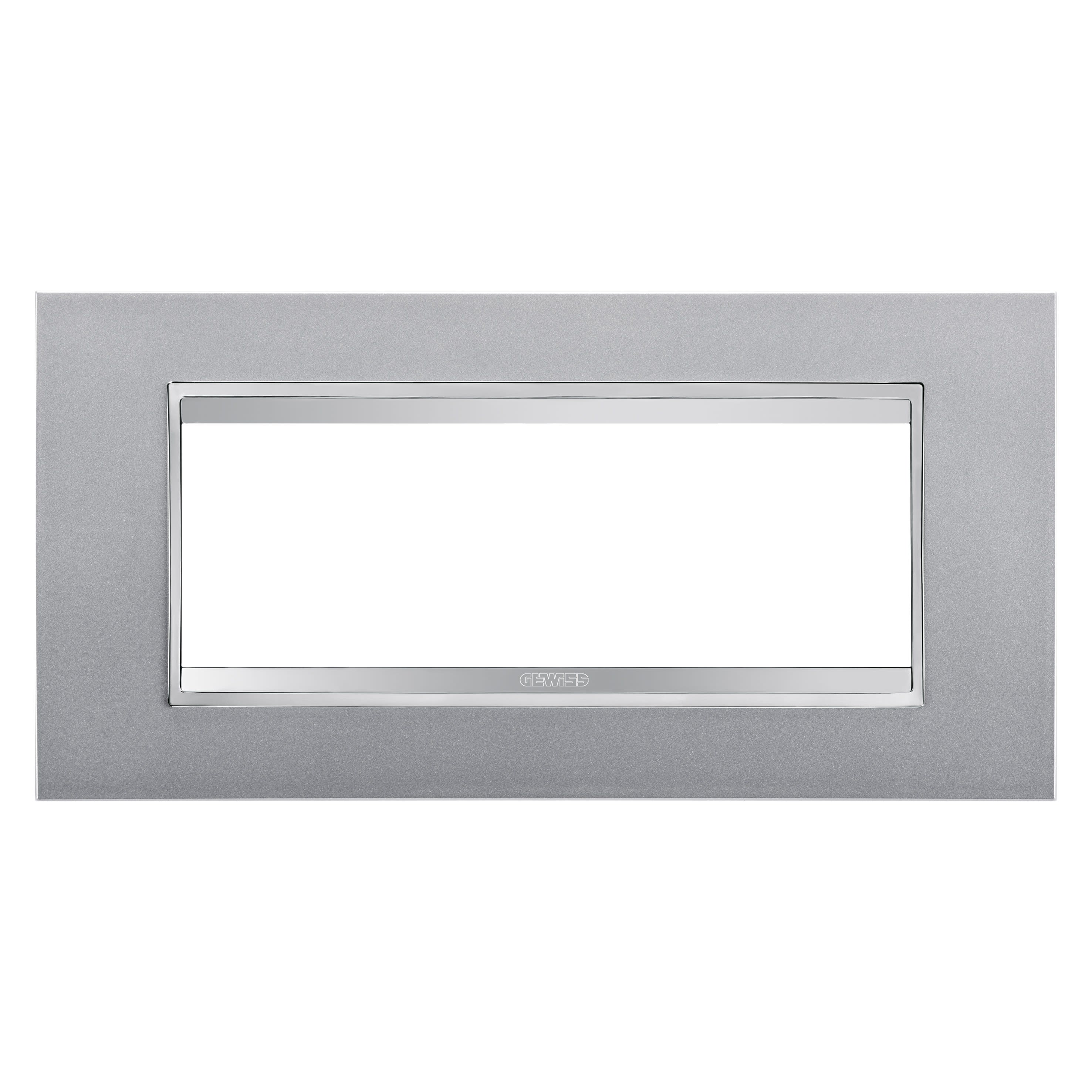 Gewiss - PLAQUE LUX 6P TITANE