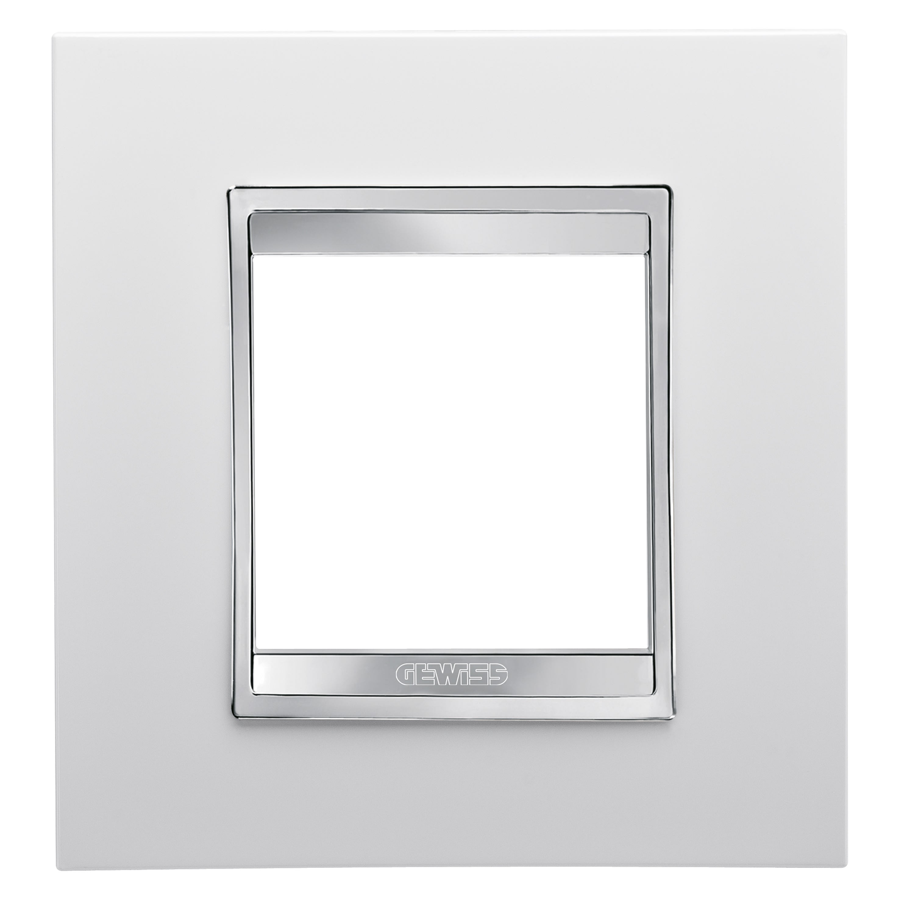 Gewiss - PLAQUE LUX INT. 2P BL CRÈME