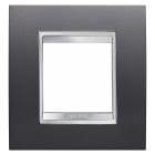 Gewiss - PLAQUE LUX INT. 2P ARDOISE