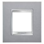 Gewiss - PLAQUE LUX INT. 2P TITANE