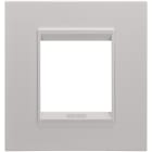 Gewiss - PLAQUE LUX 2P MÉTAL BEIGE NATUREL
