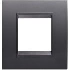 Gewiss - PLAQUE LUX 2P ARDOISE ABSOLUE