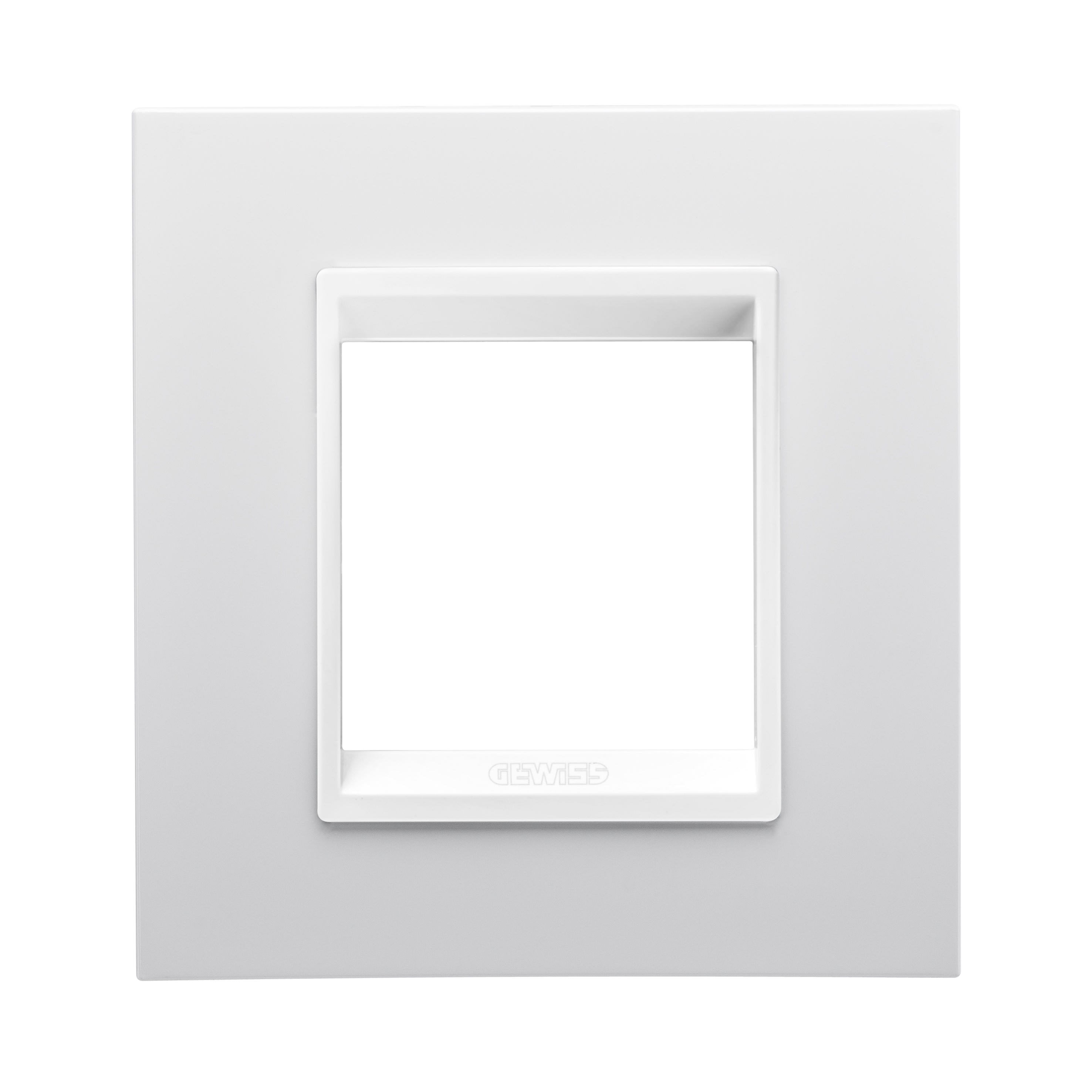 Gewiss - PLAQUE LUX INT. 2P MONOCHOME BL