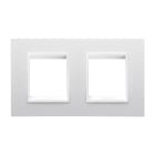 Gewiss - PLAQUE LUX INT. 2+2P O.MONOCHROME BL