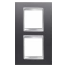 Gewiss - PLAQUE APPAREILLAGE LUX INT. 2+2P V.E. 71 ARDOISE - GW16224VA