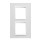 Gewiss - PLAQUE LUX INT. 2+2P V.MONOCHROME BL