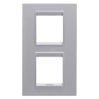 Gewiss - PLAQUE APPAREILLAGE LUX 2+2P V TITANE - GW16224YT