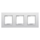 Gewiss - PLAQUE APPAREILLAGE LUX INT. 2+2+2P H BL CRÈME - GW16226TB