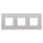 Gewiss - PLAQUE APPAREILLAGE LUX 2+2+2P H MÉTAL BEIGE NATUREL - GW16226XL