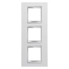 Gewiss - PLAQUE LUX INT. 2+2+2P V BL CRÈME