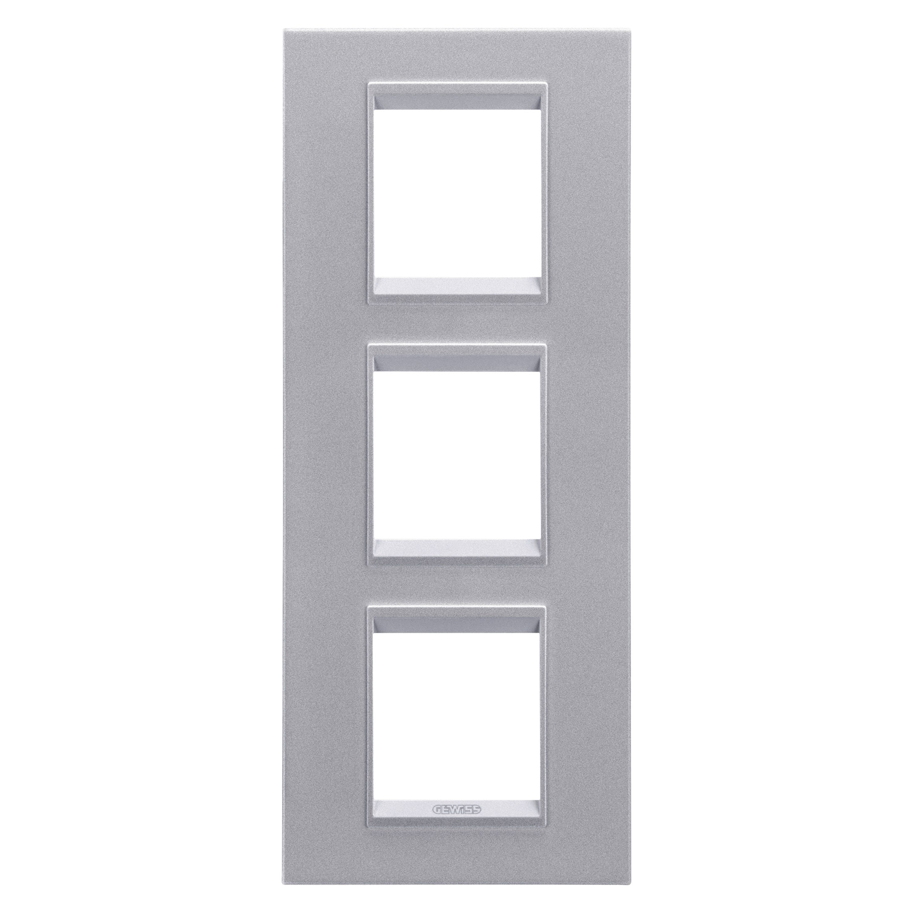 Gewiss - PLAQUE LUX 2+2+2P V TITANE